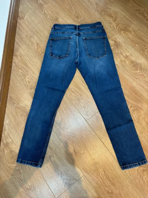 NEXT Mens’s 34R Blue Skinny Fit Jeans Size 34” Waist & Inside Leg 31”