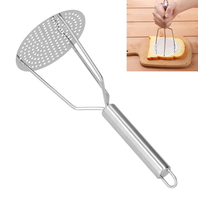 AU Potato Masher Stainless Steel Potato Masher Fruit And Meat Masher With Erg UP