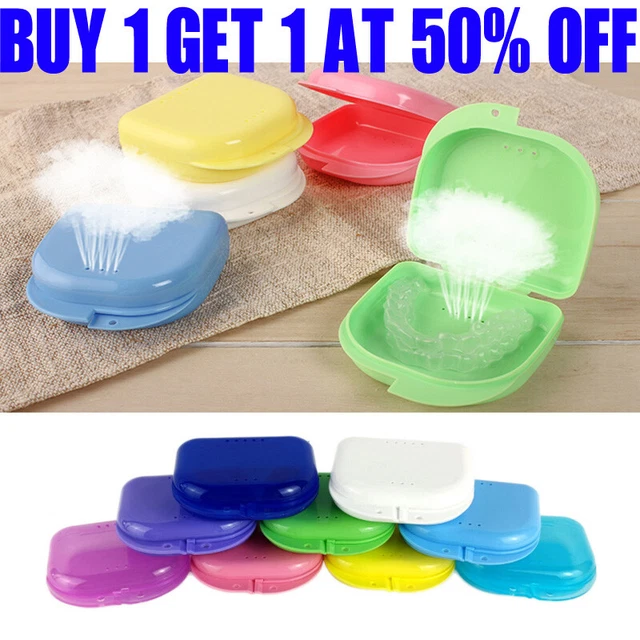 Lot De 4 Boîtes De Rangement Pour Prothèses Dentaires - Conteneurs De Stockage