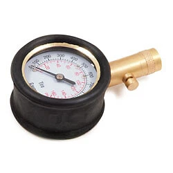 RoadPro Large Dial Tire Gauge with Durable Housing Air Chucks & Tire Gauges