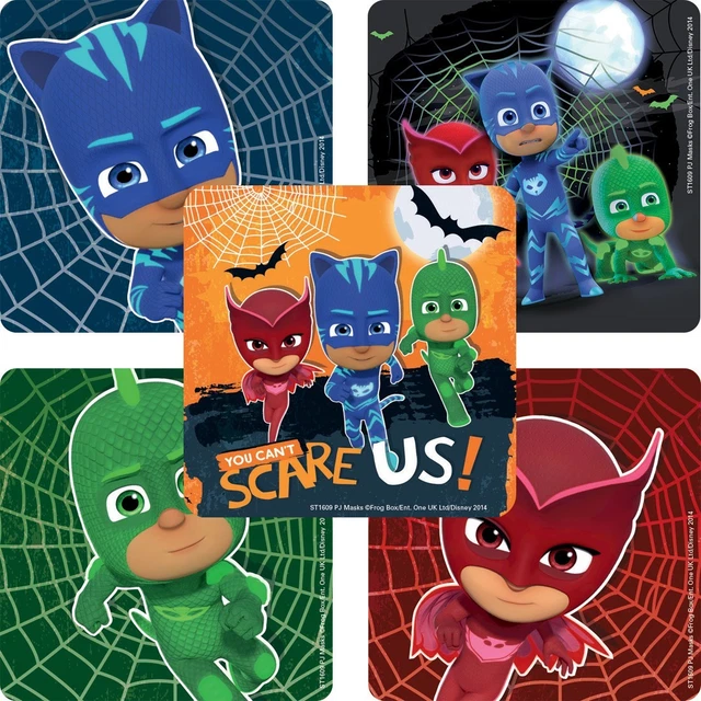 PJ MASKS STICKERS X 5 PJ Masks Halloween Stickers Party Trick Treat pj-masks-stickers-x-5-pj-masks-halloween-stickers-party-trick-treat