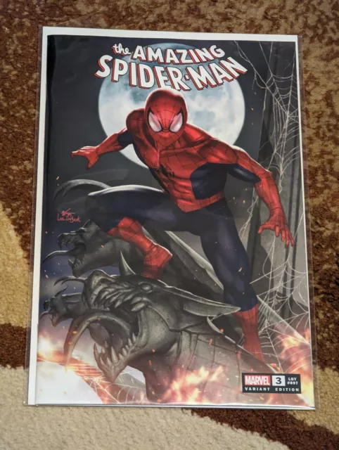 The Amazing Spider-Man #3 InHyuk Lee Variant Cover Marvel Comics 2022 LTD 3000