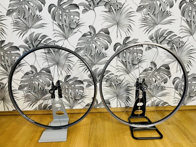 Paire De Roues Campagnolo Vento Aero 1995 - Aluminium - 8 Vitesses - Frein Jante