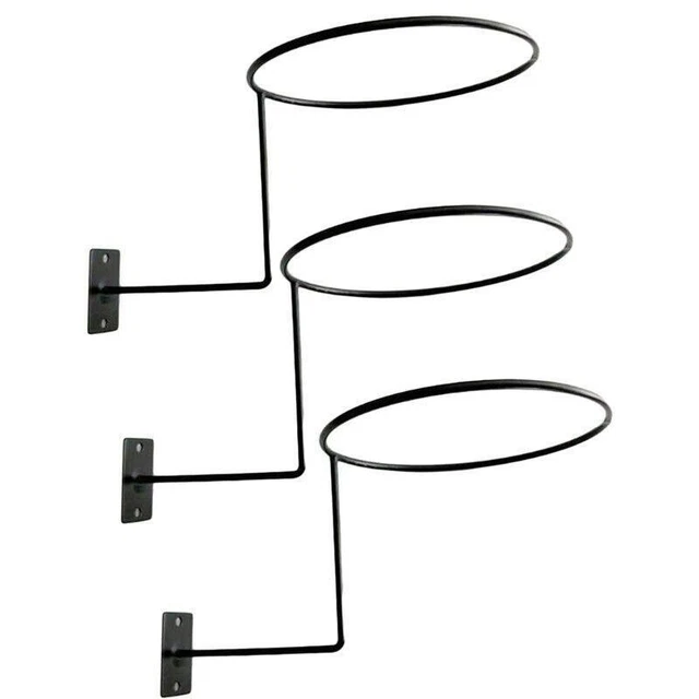 Lots 6 Wall Mounted Helmet Holder Metal Stand Hook Hat Display Rack Hanger Bike
