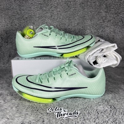 NIKE AIR ZOOM MaxFly Track & Field Spikes Mint Foam Volt DR9905-300 Men Size 9.5 EUR 242,02 