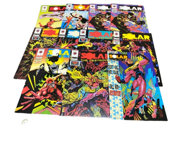 Solar Man of the Atom 19 25 25 26 29 32-36 39 (Valiant Comics Lot of 11 1993-94)