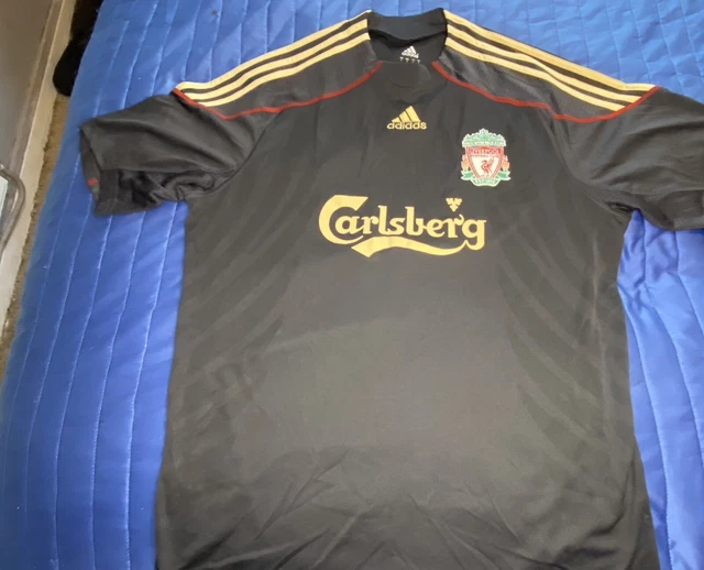 liverpool black and gold goalkeeper shirt