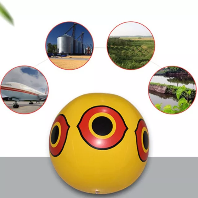 Anti Bird Inflatable Repeller Scare Eye Balloons Visual Deterrent Farm Protec G1
