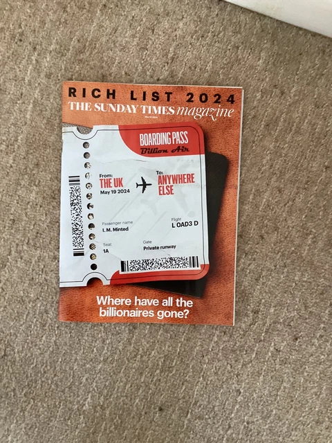 2024 Sunday Times Rich List Definitive Guide To Wealth In Uk Eur 11 69 2024 Sunday Times Rich List Definitive Guide To Wealth In Uk Eur 11 69