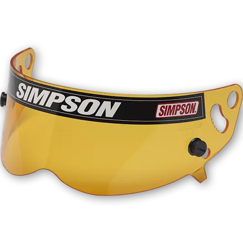 Simpson Safety Shield Amber/BlueBlocker Bandits/ Diamond Back
