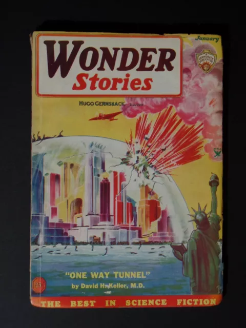 Wonder Stories [January 1935] - Low grade