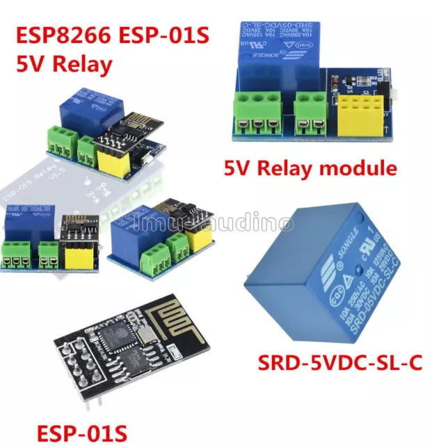 ESP8266 5V Wifi Relay Module ESP-01S SRD-5VDC-SL-C for DIY TOI Controller Home