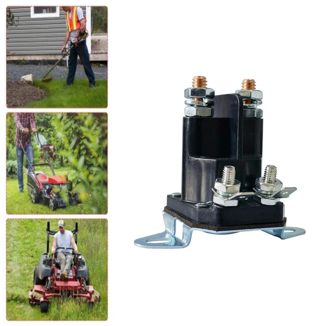 TRAKTOR MAGNETSCHALTER STARTERRELAIS Aufsitzmäher Rasentraktor Starter