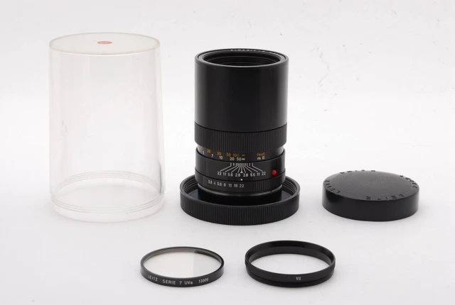 Leica 135mm F/2.8 Elmarit-R 2 Cam Lentille Sn : 2363907 【 près De Mint En Étui 】