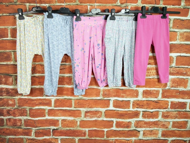 Baby Girls Bundle Age 12-24 Months Jojo Maman Bebe Next Etc Summer Trousers 92Cm