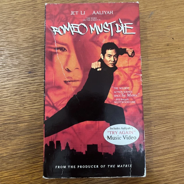 ROMEO MUST DIE VHS TAPE (Jet Li, Aaliyah, Martial Arts, Action) £2.76 ...