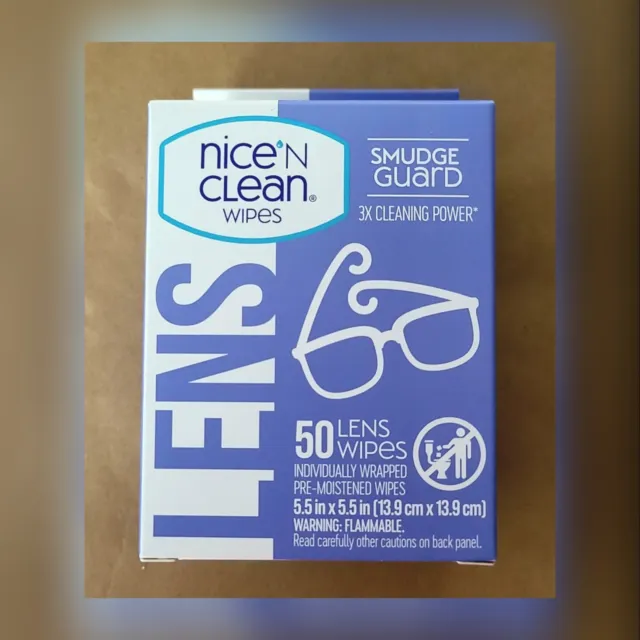 Bonitas toallitas para lentes limpias 'N prehumedecidas sin arañazos 50 unidades