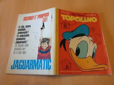 Topolino N° 674 Originale Mondadori Disney Discreto 1968 Bollini