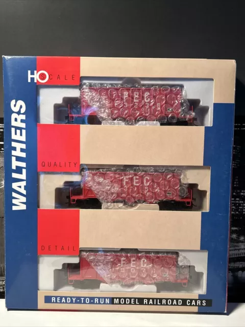 Walthers 40' Ortner Aggregate Car 932-370531 HO Train Set Florida East Coast FEC