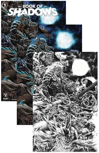 Book of Shadows #1 Kyle Hotz Variant SET Valiant Comic Eternal Warrior Shadowman