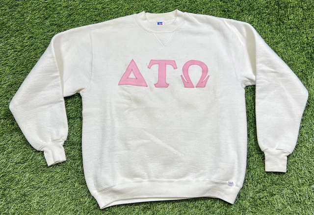 VTG 90's Russell Athletic Sorority Fraternity Crew Neck Sweatshirt Men's L USA