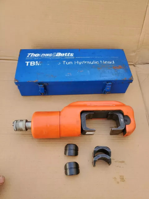 T&B TBM15 15 Thomas Betts Hydraulic Insulated  Crimper 15500 TB 15505 99H Dies