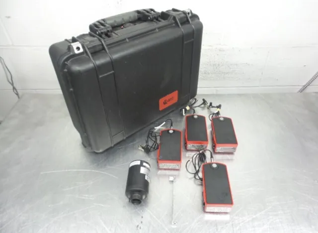 Lot of 4 Quest Technologies NoisePro DLX Noise Dosimeters in Case