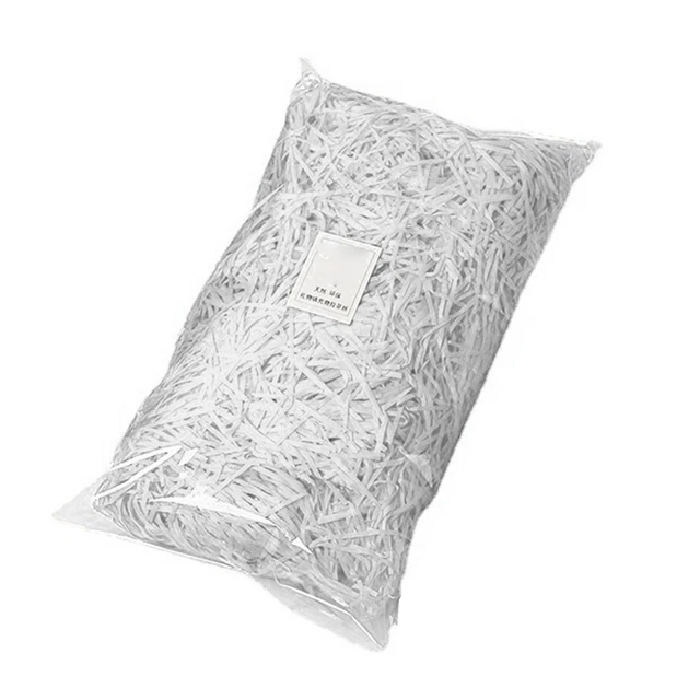 Remplissage En Papier Déchiqueté Remplissage En Raphia Pour Emballage Cadeau (bl