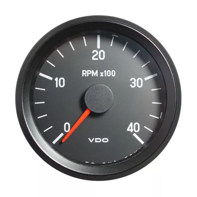 VDO Cockpit International Tachometer Gauge 4000 RPM 80mm 3.1" 12V 333-035-002G