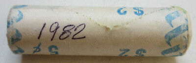 Roll of 1982 Canada Five Cents (UNC. 40 Nickel Coins. ORIGINAL ROLL Rj