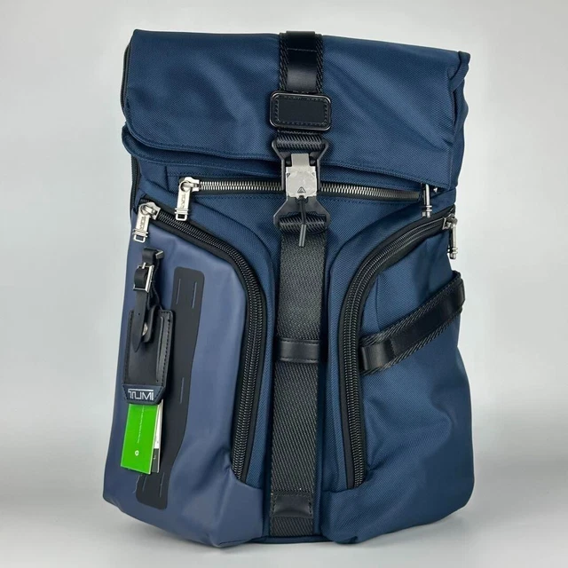 TUMI Alpha BRAVO 0232759D Navy Travel Backpack Unisex New with tag from Japan