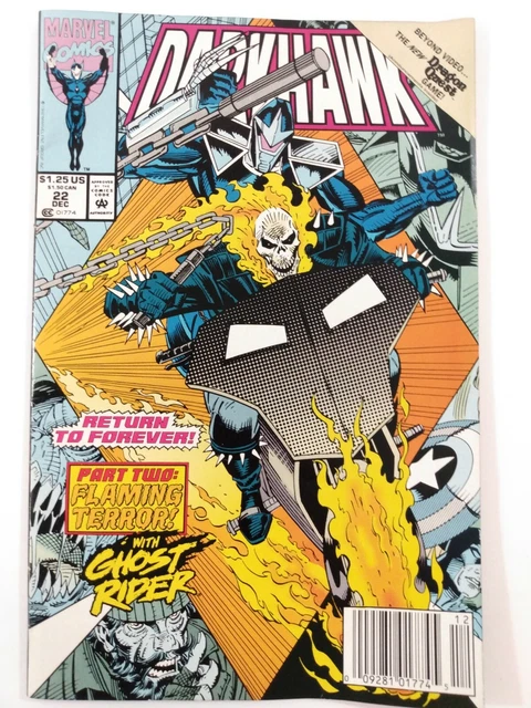MARVEL COMICS: : DARKHAWK Vol. 1 No. 22 Dec 1992
