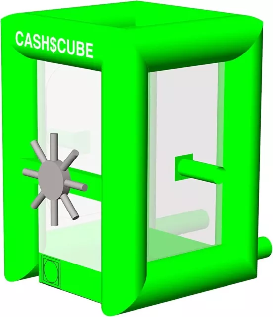 Aufblasbare Cash Cube Booth Geld greifen Maschine Stand für Business Advertising