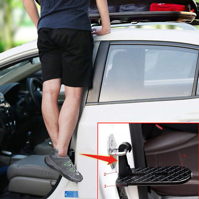1x Car Truck Door Latch Hook Foldable Step Foot Pedal Ladder For Jeep SUV Roof