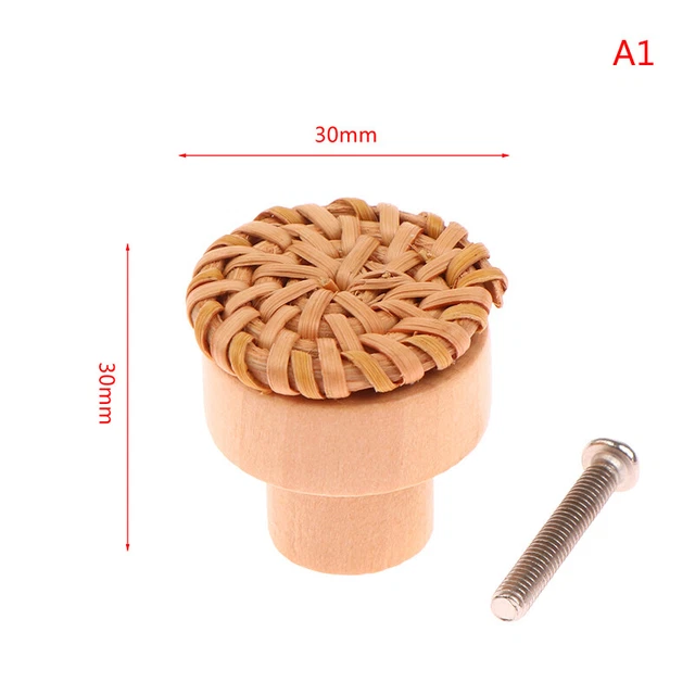 Wooden Handles Drawer Knobs Wardrobe Furniture Handle Cupboard Door Handle