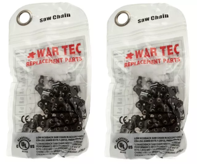 WAR TEC Professional Chainsaw Saw Chain  FITS STIHL Chainsaws **PACK OF 2**