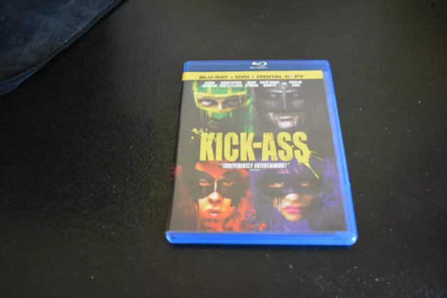 Kick-Ass (Three-Disc Blu-ray/DVD Combo + Digital Copy) - Blu-ray - VERY GOOD