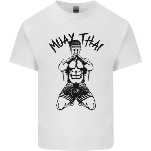 Muay Thai Fighter Mixed Martial Arts MMA Mens Cotton T-Shirt Tee Top