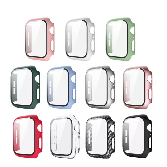 For Apple Watch Series 9/8/7/6/5 SE Ultra FULL Cover Case Glass Screen Protector