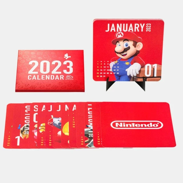MY NINTENDO ORIGINAL Calendar 2023 Japan Mario Splatoon Zelda Animal 