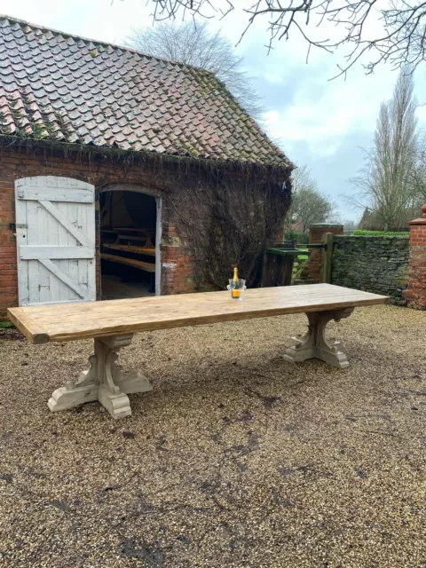 French Rustic 19th Century Refectory Table