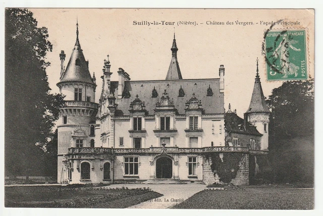 SUILLY LA TOUR - Nievre - CPA 58 - Chateau des Vergers