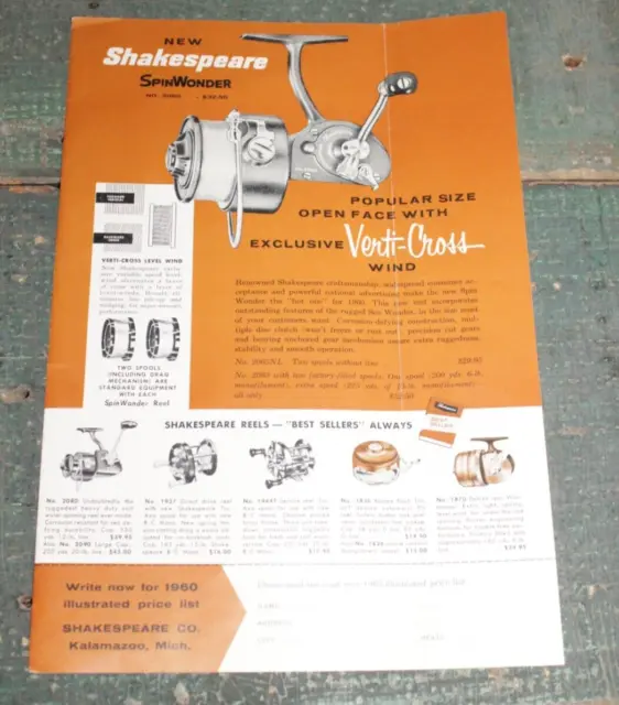 Vintage Shakespeare Wonderod Fishing Rods FOR SALE! - PicClick