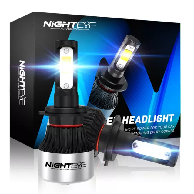 NIGHTEYE H1 H3 H4 H7 H11 9005 9006 LED Autoscheinwerfer 72W 9000LM