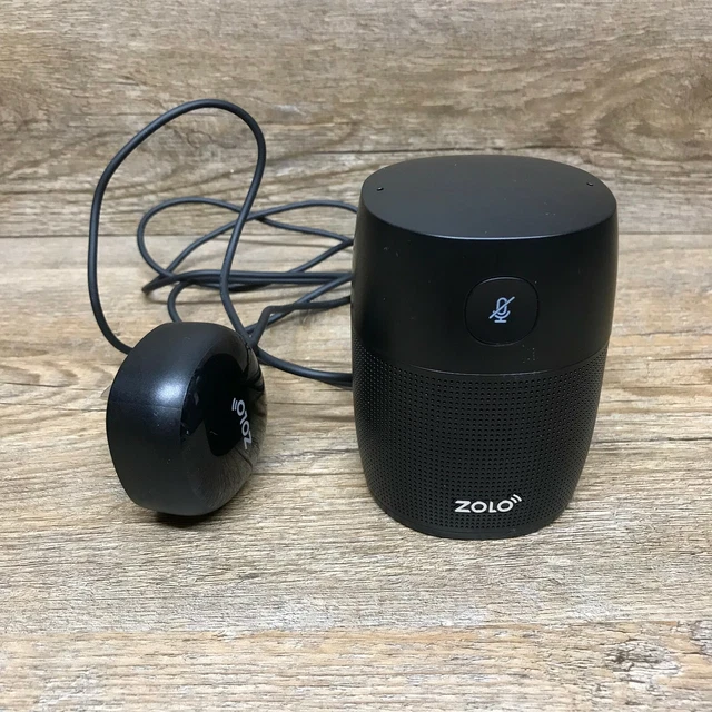 Zolo Mojo Bluetooth Speaker by Anker Google Assistant Chromecast  Black Pre-Own