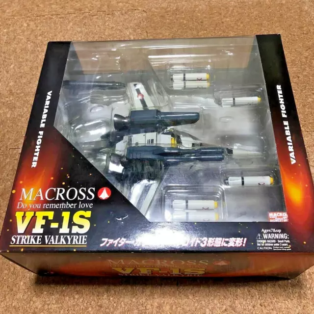 YAMATO Macross 1/60 Variable Fighter VF-1S Valkyrie Roy Focker Machine Used