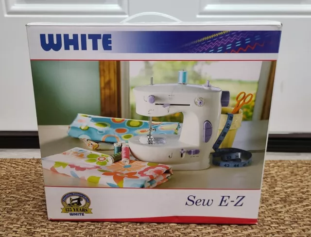 White Sew Cute Sewing Machine Pink Model SC-20W with Catalog By White