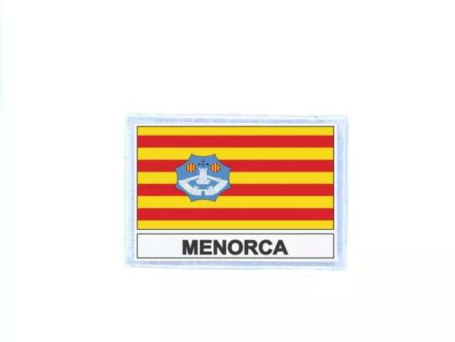 Ecusson patch badge imprime drapeau minorca minorque