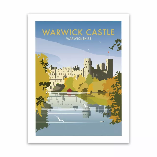 Warwick Castle 28x35cm Art Print by Dave Thompson