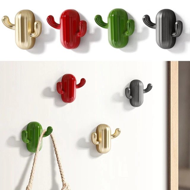 Cactus Clothes Coat Purse Bag Hat Hanger Robe Hook Shower Hook Wall Hanger